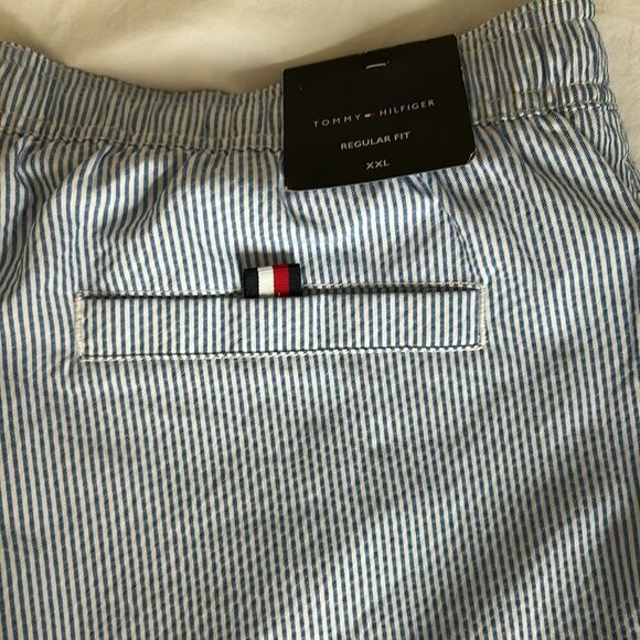 Tommy Hilfiger Men’s Original Ithaca blue white Swimsuit, size XXL, NWT - Picture 10 of 11